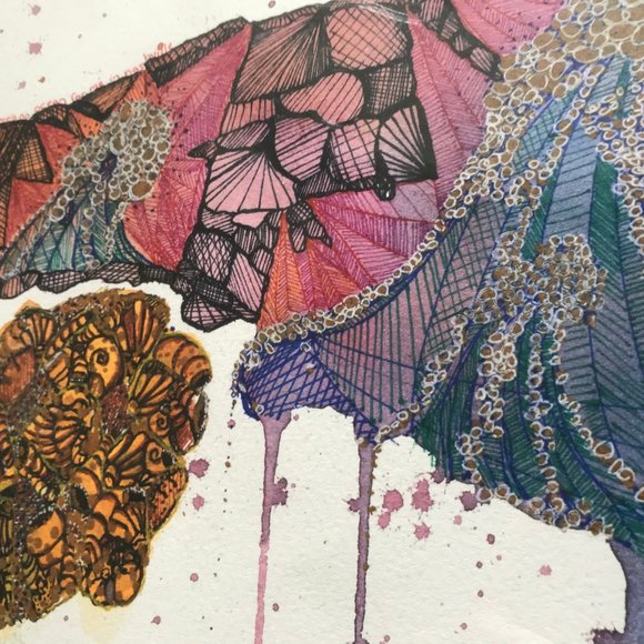 High Quality Glicee Print - "Brain Waves" Art - Picture 2 of 2